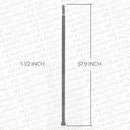 Disc Axle 1-1/2 inches Square x 57.9 inches - Abd Equipment & Parts LLC