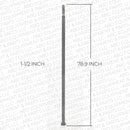 Disc Axle 1-1/2 inches Square x 78.90 inches - Abd Equipment & Parts LLC