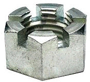 SLOTTED HEX NUT 3/4 INCH ZINC