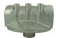 ALUMINUM MOUNTING ADAPTOR - 1-1/2" NPT INLET / OUTLET - FOR 800 SERIES FILTERS