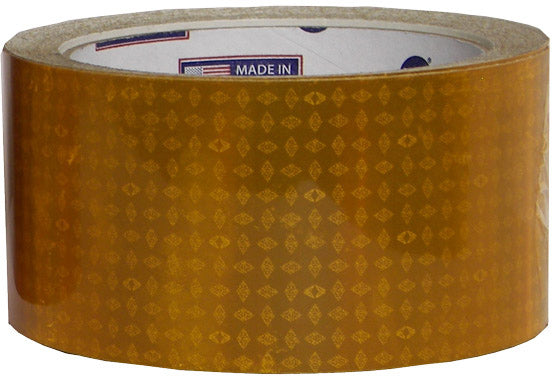 YELLOW REFLECTIVE CONSPICUITY TAPE - 2 INCH X 30 FOOT