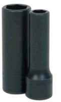 1/2 INCH X 6 POINT DEEP WELL IMPACT SOCKET - 1/2 INCH DRIVE