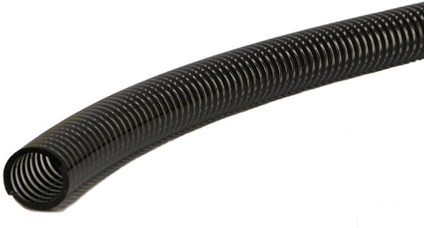 1 INCH SEED DELIVERY HOSE - CLEAR WITH BLACK SPIRAL