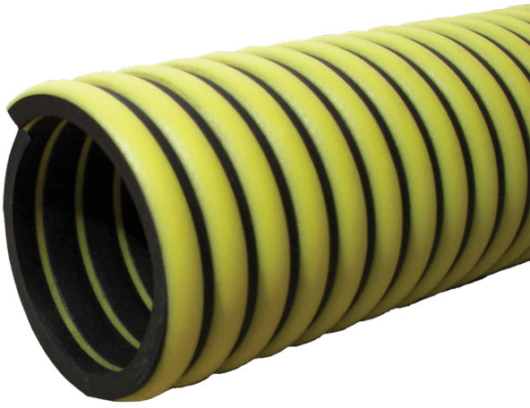 1-1/2" YELLOW / BLACK SPRIAL EPDM SUCTION HOSE - 300 SERIES