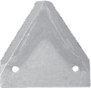 UNDER SERRATED  HAY SICKLE SECTION FOR CNH MOWERS - CHROME FINISH   REPLACES  457607R3 / 706226