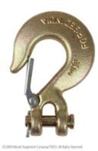 5/16 INCH GRADE 70 CLEVIS GRAB HOOK WITH SAFETY LATCH