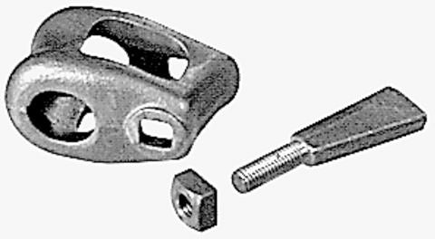 WEDGE BOLT AND NUT FOR UNDERBELLY CULTIVATOR