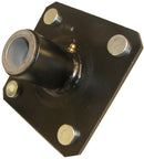 FABRICATED STEEL TAIL WHEEL HUB WITH 1" BUSHINGS. 4 BOLT HOLES ON 5 " BOLT CIRCLE