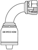 BSPP FEMALE 90 DEGREE BEND WITH 1/4 INCH THREAD FOR 1/4 INCH HOSE