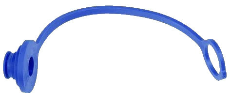 1/2" DUST PLUG - BLUE RUBBER - 2 PACK