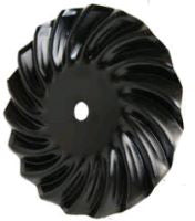 20 INCH X 6.5 MM VERTICAL TILL BLADE WITH 1-1/2 SQ X 1-3/4 RND AXLE