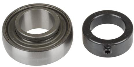 1-3/16 INCH BORE GREASABLE INSERT BEARING WITH COLLAR SPHERICAL RACE