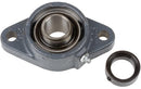 3/4 Inch 2 Hole Cast Iron Flanged Bearing w/ Eccentric Lock