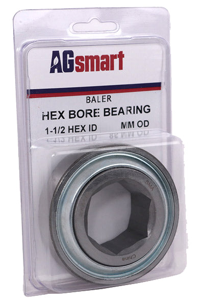 AGSMART 1-1/2" HEX BORE BEARING - REPLACES AE54574 / AE42880 FOR JOHN DEERE BALER