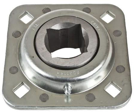 1-1/2 INCH SQUARE RIVETED FLANGE DISC BEARING FOR KRAUSE