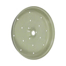 4-1/2 X 16 GAUGE WHEEL HALF, OFF-WHITE