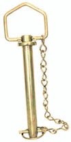 1-1/8 INCH X 6-1/4 INCH SWIVEL HANDLE HITCH PIN WITH CHAIN