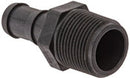 1 Inch x 3/4 Inch MNPT x Hose Barb Poly