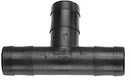 1 Inch Hose Barb x Hose Barb x Hose Barb Poly Tee