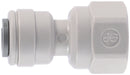 Gray Acetal Female Connector 1/4 x 1/4 N