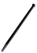6 INCH BLACK ZIP TIE WITH 30 LB. RATING - 100/BAG