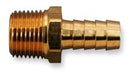 1 Inch x 1 Inch MNPT x Hose Barb Brass