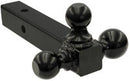 Triple Trailer Ball Mount (2" Receiver) - Solid Shank