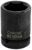 1 Inch x 6 Point Standard Impact Socket - 3/4 Inch Drive