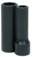 1 Inch x 6 Point Deep Well Impact Socket - 1/2 Inch Drive