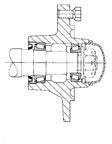 6 BOLT 2760 LB. CAP. HUB WITH CUPS W709