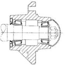 6 BOLT 4910 LB. CAP. HUB WITH CUPS W803