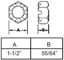 UNITORQUE NUT 1/8 INCH