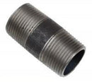 1 Inch x 1 Inch MNPT x MNPT 2 Inch Black Iron Nipple