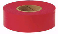 RED MARKING TAPE - 1-3/16 INCH X 100 YARDS
