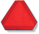 PLASTIC SMV EMBLEM. MEETS NEW ASAE SPEC. S276.6. SOLD & PRICED PER EACH