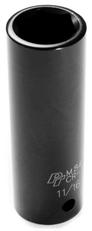 11/16 INCH X 6 POINT STADARD IMPACT SOCKET - 1/2 INCH DRIVE