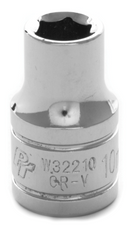 10MM X 6 POINT STANDARD IMPACT SOCKET - 1/2 INCH DRIVE