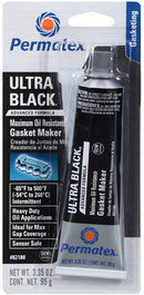 Permatex Ultra Black Hi-Temp Gasket Maker (3.25 Oz Tube)
