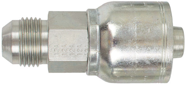 1-1/16 INCH THREAD JIC MALE FITTING FOR 1/2 INCH HOSE WITH 1-1/16 INCH THREAD FOR 1/2 INCH HOSE