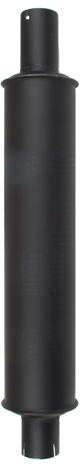 VERTICAL MUFFLER WITH ROUND BODY