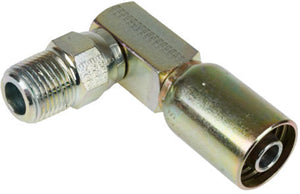 MALE SWIVEL 90 DEGREE 3/8" HOSE X 3/8" NPTF